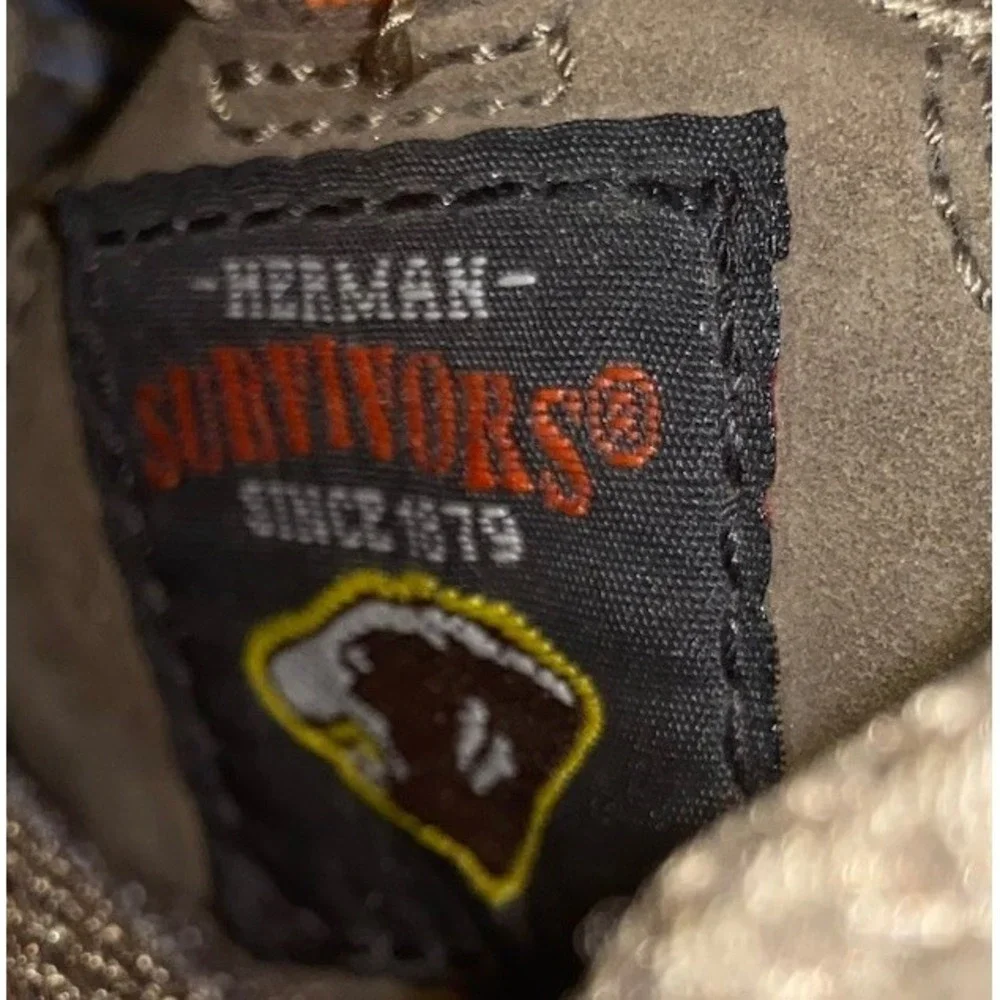 Herman Survivor Gage TT Mens Leather Steel Toe Waterproof Brown Low Shoe Boots 9